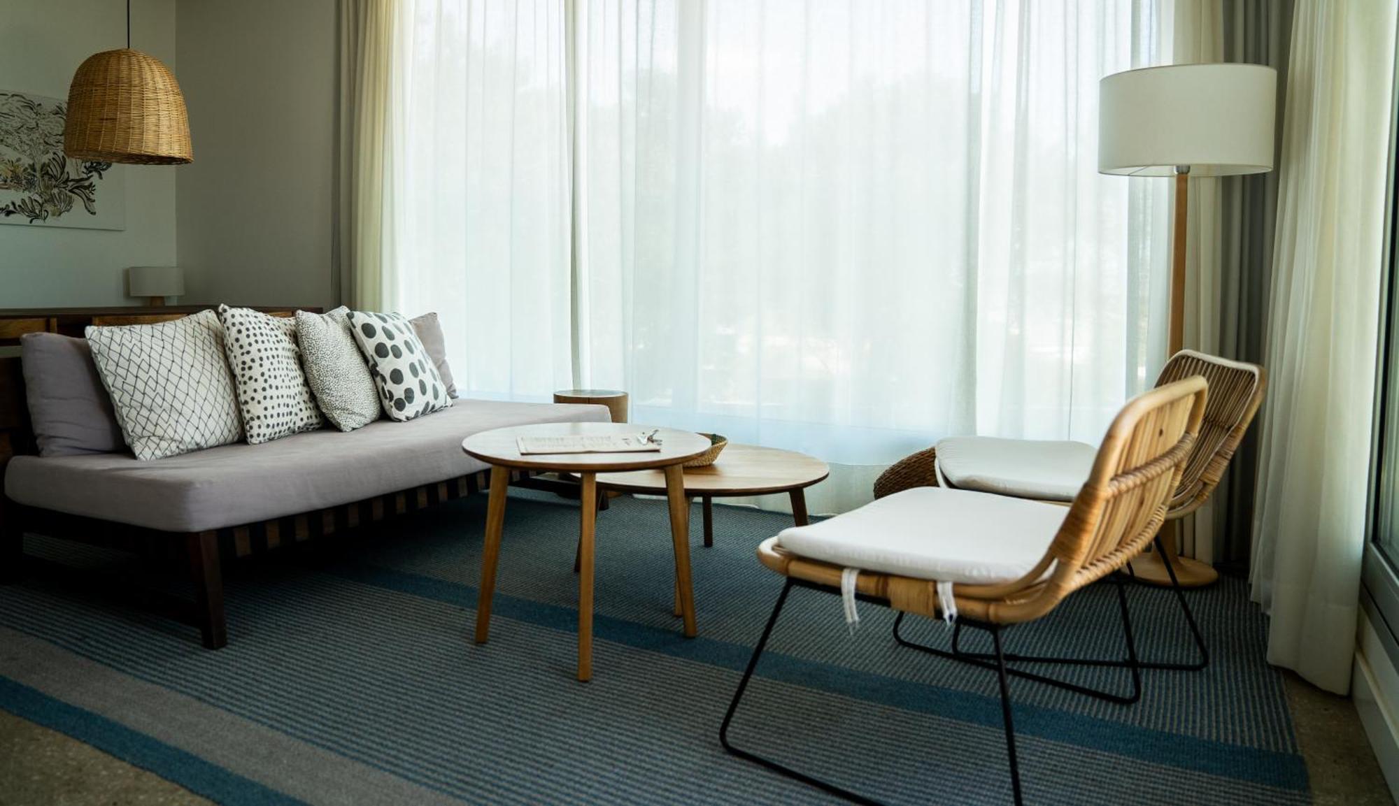 Casagrande Hotel & Beach Club José Ignacio Exterior foto A living room at the hotel